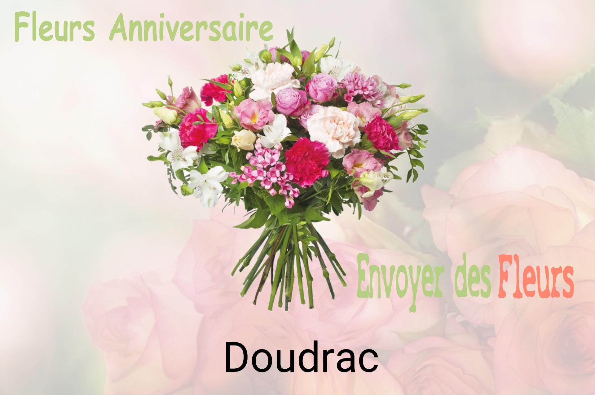 Bouquet de fleurs d’anniversaire livré à Doudrac